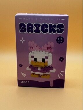 Make A Wish Mini Bricks Building Blocks Sets New ( Daisy Duck)